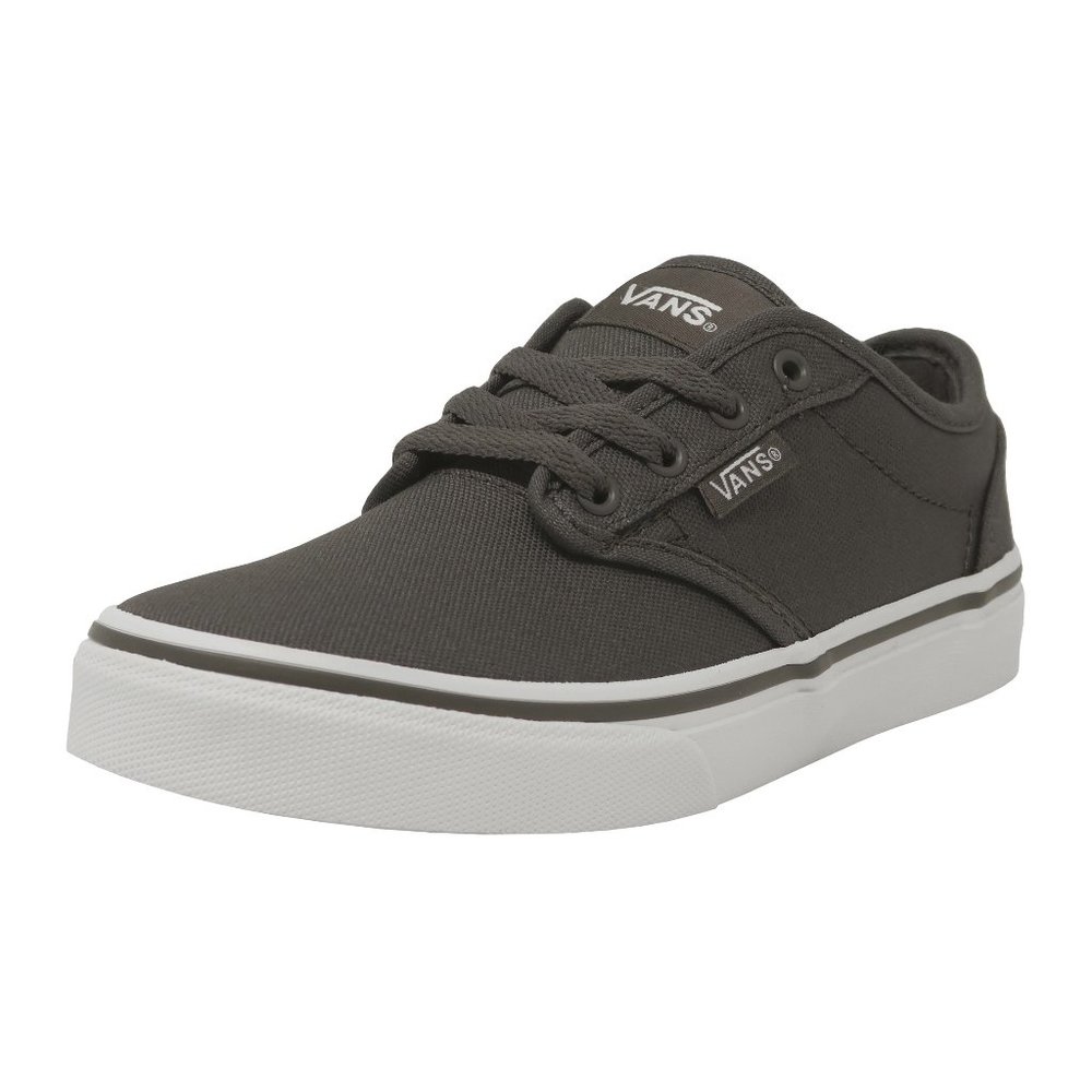 Vans Kids Boys Girls Shoes Atwood Pewter Gray Sneakers